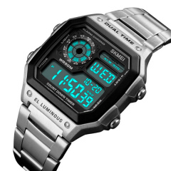 Наручний годинник чоловічий Skmei Ripple Silver 1335S Сріблястий (1540) Гайсин