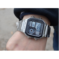 Наручний годинник чоловічий Skmei Ripple Silver 1335S Сріблястий (1540) Гайсин
