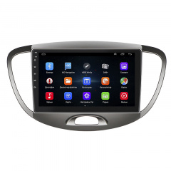 Штатная магнитола Lesko для Hyundai i10 I 2007-2013 экран 9" 1/16Gb/ Wi-Fi Optima Хюндай Android Кропивницький