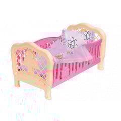 Кроватка для куклы ТехноК 4494TXK 45х26х23 см Розовый Киев