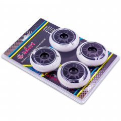 Колеса для роликов 4шт Zelart SK-4450 колесо PU р-р 76х24мм без подшипников Белый Житомир