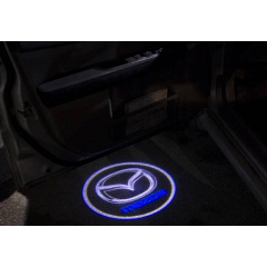 Подсветка дверей авто BTB проектора логотипа автомобиля Mazda (1057) Кропивницький