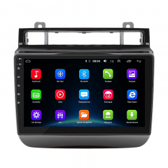 Штатная магнитола Lesko 9" Volkswagen Touareg II 2010-2014 2/32Gb Wi-Fi GPS Base (9935-43082) Хуст