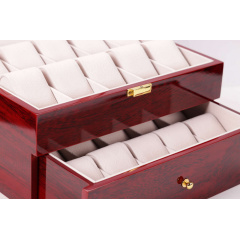 Шкатулка для зберігання годинників Craft 20WB.RED Бордовий Королево