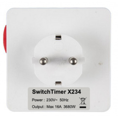 Розетка з таймером електро-механічна добова XON E-Tech SwitchTimer X234 16А 230В Білий (XSTLA012415W 7317) Чернігів