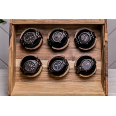 Органайзер з подушечками для 6 годинників ecoWalnut 32.2х34.6х22.8 см Николаев