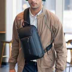 Рюкзак з однією лямкою Mark Ryden Brad MR7808 32 х 20 х 12 см Чорний Черкассы