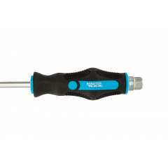 Викрутка ударна хрестова магнітна MASTERTOOL GM EXTERNAL HEX PH2х150 мм ручка з покриттям TPR (49-6215) Оріхів