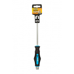 Викрутка ударна хрестова магнітна MASTERTOOL GM EXTERNAL HEX PH2х150 мм ручка з покриттям TPR (49-6215) Оріхів