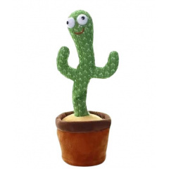 Танцюючий та співаючий кактус OPT-TOP Dancing Cactus на 120 пісень з підсвічуванням Зелений (1756374515) Вінниця