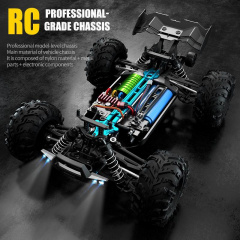Радіокерована машина Conquer монстр-трак 4х4 70км/год 1/16 WL Toys Зелений (16101PROG) Енергодар