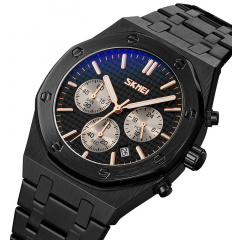 Годинник наручний Skmei 9296 Black 9296BKBK (17176-hbr) Бучач