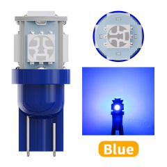 Комплект світлодіодних ламп Napo T10-5050-5smd W5W T10 10 шт Синій (2510515464) Чернівці