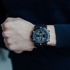 Наручний годинник чоловічий Skmei Molot Limited AllBlack Чорний (2191) Южноукраинск
