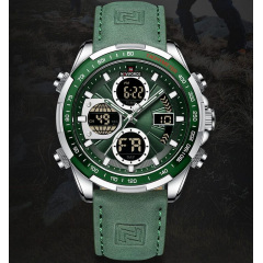 Наручний годинник чоловічий NaviForce Fly ArmyGreen Сріблястий (2743) Жмеринка