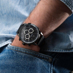 Годинник чоловічий водостійкий наручний Lee Cooper Wolf Чорний (2492688305) Рівне