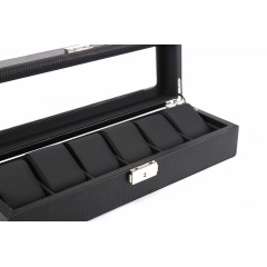 Шкатулка для зберігання годинників Craft 6PU.CRB.BL 30х20х8 cм Чорний Ворожба