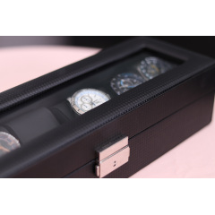 Шкатулка для зберігання годинників Craft 6PU.CRB.BL 30х20х8 cм Чорний Ворожба