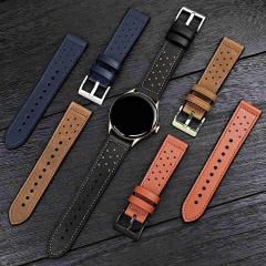 Ремінець шкіряний універсальний BeWatch dot 22 мм Black (1240101WW) Самбор