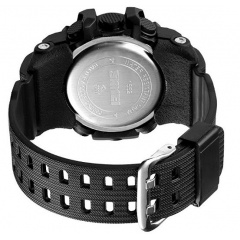 Годинник наручний чоловічий Skmei 1552 Black 1552BK (17153-hbr) Ворожба