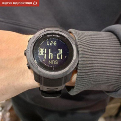 Годинник чоловічий наручний North Edge Vertico з компасом Чорний Балаклея