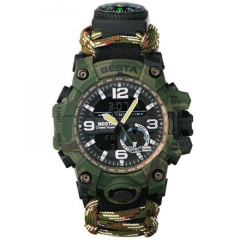 Годинник чоловічий наручний з компасом BESTA Box Military Light Камуфляж (2446957429) Городок