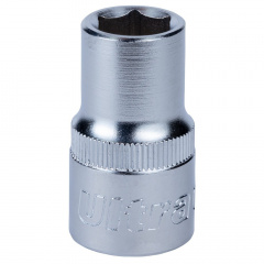 Насадка шестигранна коротка 1/2" 12мм CrV ULTRA (6070122) Червоноград