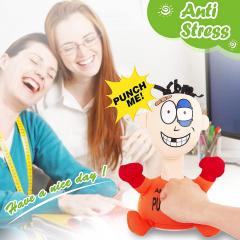 М'яка іграшка-антистрес Stress Max PUNCH ME 02 Вдар мене 27.5 х 19 см VD 4140 Васильков