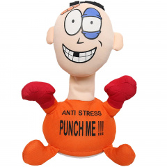 М'яка іграшка-антистрес Stress Max PUNCH ME 02 Вдар мене 27.5 х 19 см VD 4140 Васильков