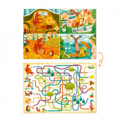 Пазл і гра Mon Puzzle "Обсерваційний. Як звірі пори року зустрічали" 200110 Бердичів
