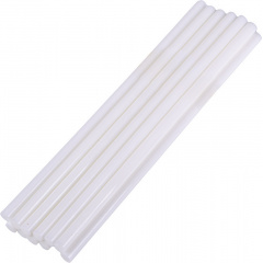 Стрижні клейові 7,2*200 мм 12 шт білі MASTERTOOL GM (42-1151) Ладан