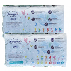 Підгузники Babydream FUN&FIT 4+ maxi 9-20 кг 88 шт Гуляйполе