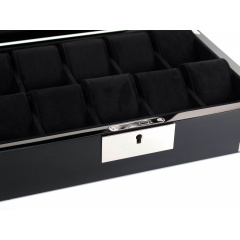 Шкатулка для зберігання годинників Salvadore WB/2386/10.BL 31,5х21х8,5 см Чорний Березнегувате