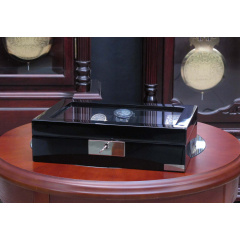 Шкатулка для зберігання годинників Salvadore WB/2386/10.BL 31,5х21х8,5 см Чорний Березнегувате