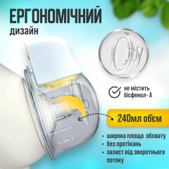 Молоковідсмоктувач акумуляторний SBTR вільні руки 1100 mAh (SM-B1100) Київ