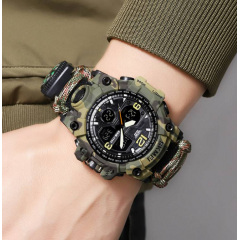 Армійський годинник Skmei 1155G Hamlet Paracord Camo (1155-54) Суми