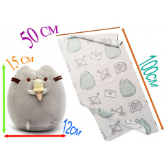Комплект 2Life М'яка іграшка Pusheen cat 12х15 см та рушник 50х100 см v-12445 Кушугум