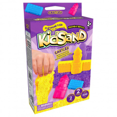 Набір креативної творчості "Кінетичний пісок" KidSand" Danko Toys KS-05 міні 200 г укр Castles Violet Камінь-Каширський
