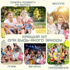 Генератор мильних бульбашок електричний Rocket Bubble 73 отвори Рожевий (702) Молочанск