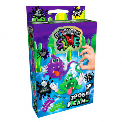 Безпечний набір для проведення дослідів "Crazy Slime Magnetic" Danko Toys SLM-Mg-02-01U02U міні Вид 2 Братське