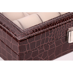 Шкатулка для зберігання годинників Craft 10PU.CROC.BR Коричневий Петрово
