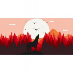 Картина за номерами Поклик ватажка Art Craft 11526-AC 40x80 см Березне