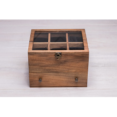 Бокс для зберігання наручних годинників ecoWalnut 14.9х20.8х18 см Львів