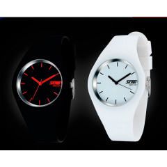 Наручний годинник чоловічий Skmei Rubber Black II 9068 Чорний (486) Слов'янськ