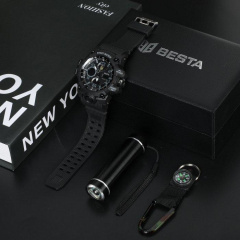 Годинник чоловічий наручний з компасом BESTA Box Peremoga Light Чорний (2446919030) Королево
