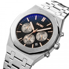 Годинник наручний Skmei 9296 Silver 9296SIBK (17175-hbr) Братське