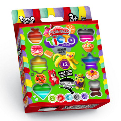 Комплект креативної творчості "Тісто для ліплення" Master Do " Danko Toys 12 кольорів планшет укр Киев