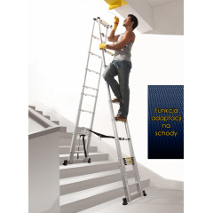 Драбина алюмінієва телескопічна розкладна OPT-TOP 3.8 м (1756374724) Житомир