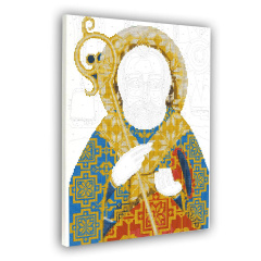Картина за номерами з алмазною мозаїкою Святий Миколай 40*50 см Santi (954695) Кривой Рог