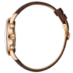 Наручний годинник чоловічий Lee Cooper Leather Gold Золотистий (3435) Ніжин